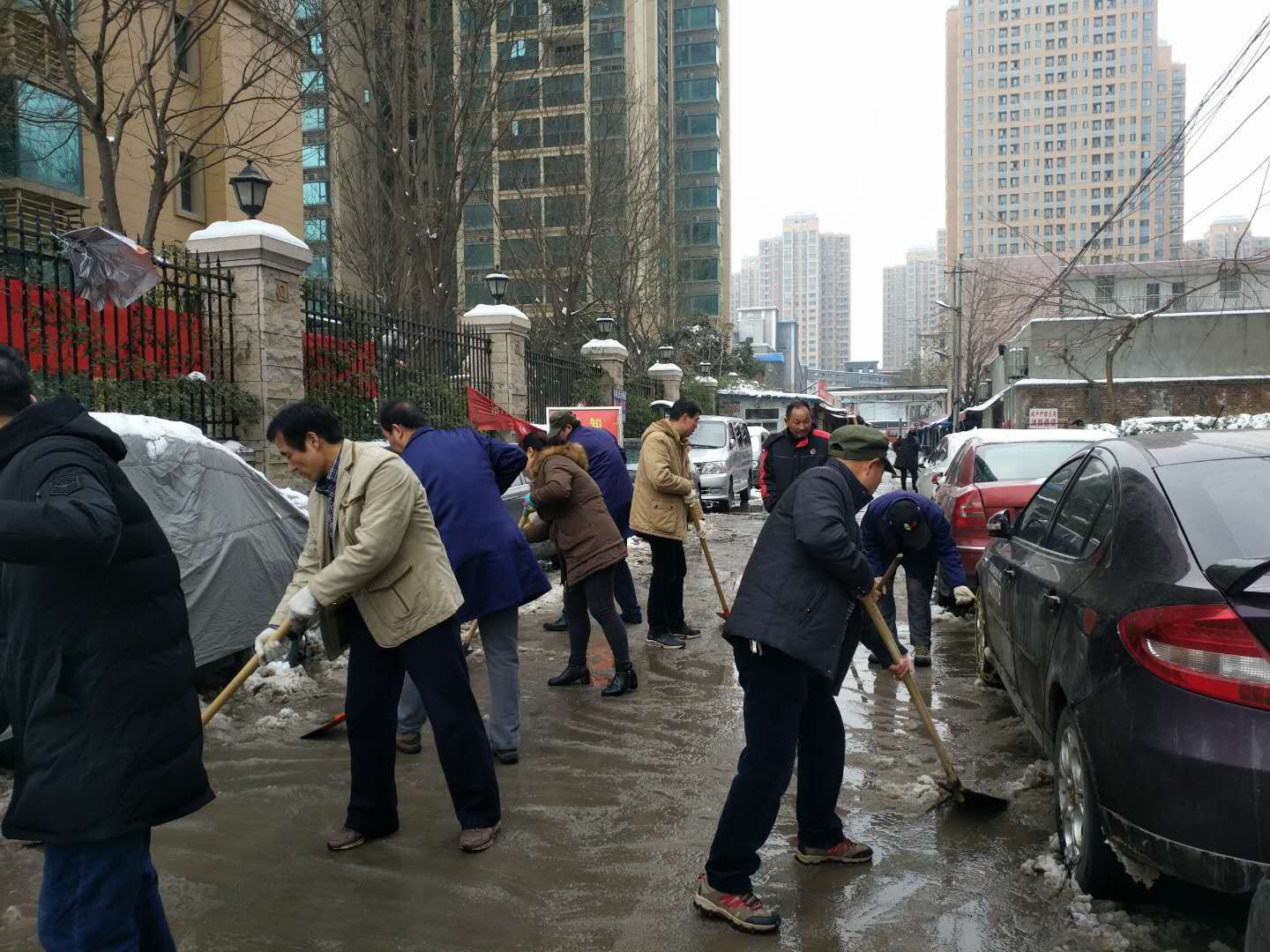 “以雪为令，御雪奋战” 西安工业投资集团再行动